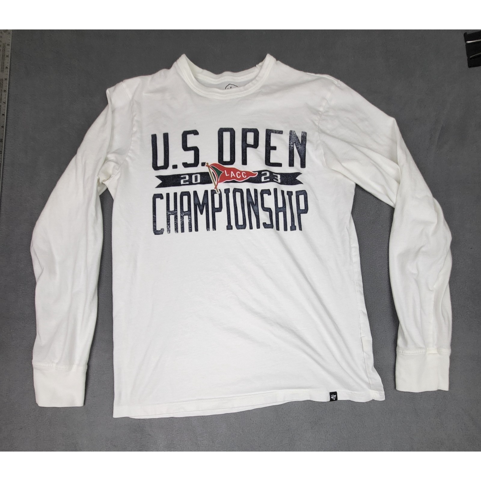 47 Brand Us Open 2023 Lacc Golf Championship Long Sleeve Shirt Mens Small